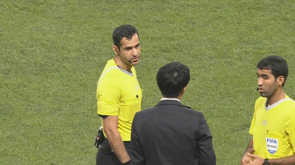  賈西姆執(zhí)法亞冠海港客戰(zhàn)神戶勝利船，此前主哨國足0-7日本